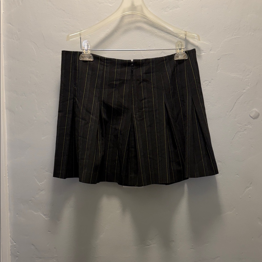 Black Pinstripe Women's Skirt